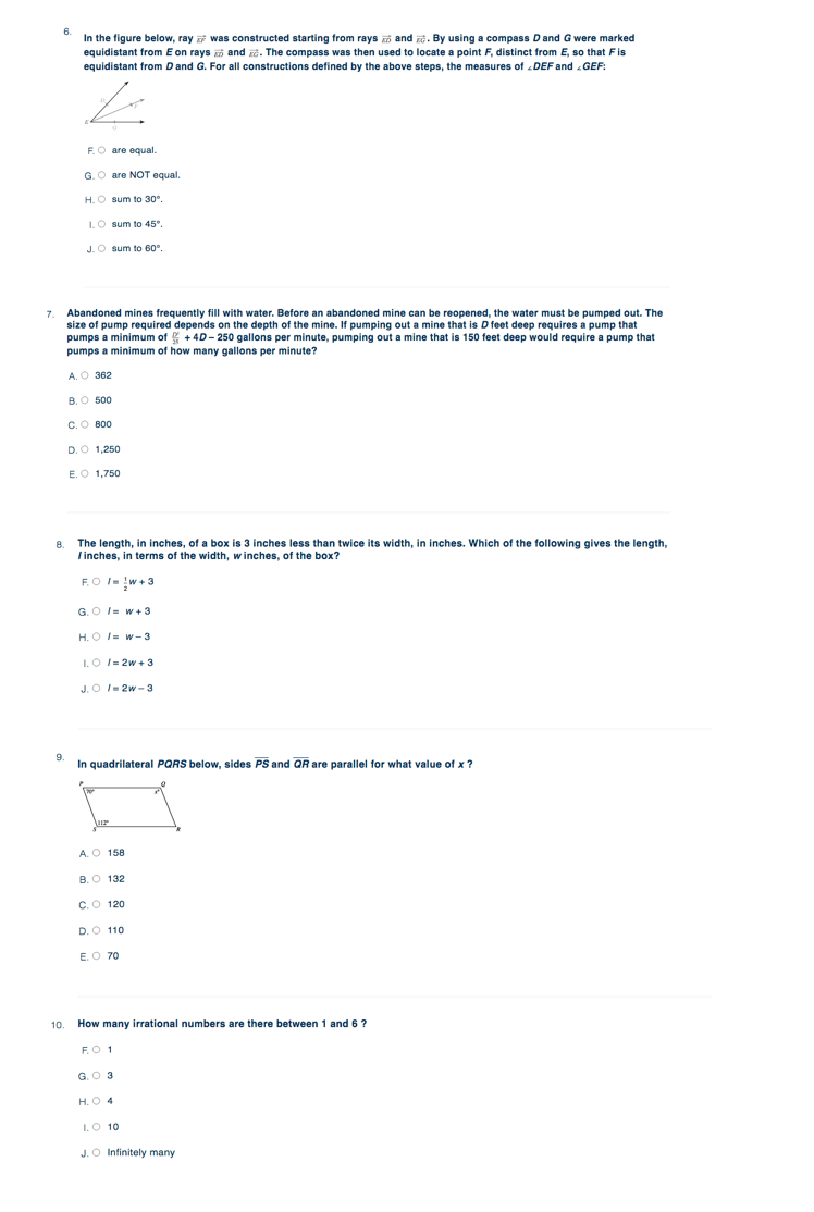 act-math-practice-questions
