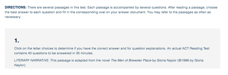 act-reading-practice-test-instructions